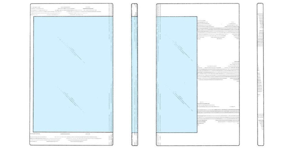Samsung Galaxy smartphone with double-sided display