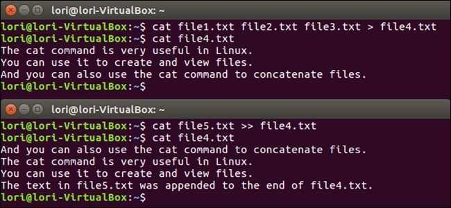 Linux Cat Command