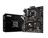 MSI PRO Series Intel 8th Gen LGA 1151 M.2 D-Sub DVI DP USB 3.0 Gigabit LAN CFX ATX Motherboard (Z370-A PRO)