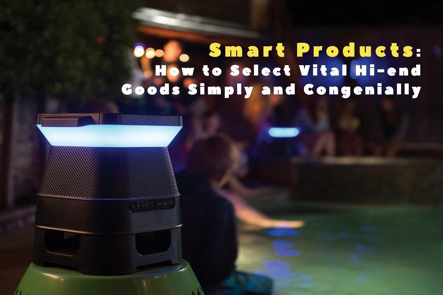 Smart Products: How to Select Vital Hi-end Goods Simply and Congenially