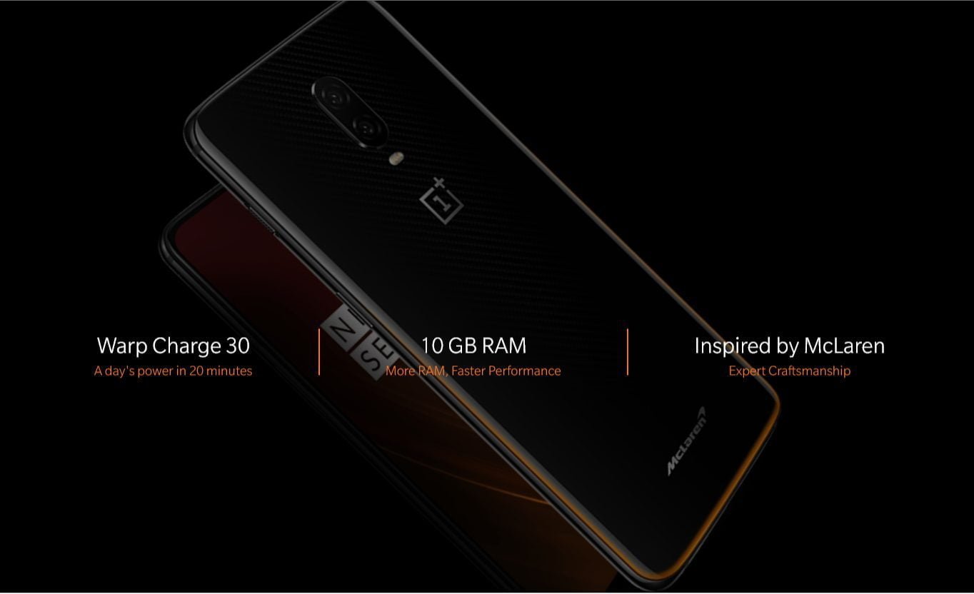 OnePlus 6t McLaren Inspired By McLaren