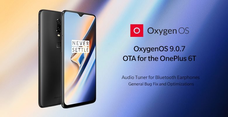 OnePlus 6T OTA OxygenOS 9.0.7