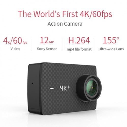 YI 4K+ Action Camera, Sports Cam with 4k/60fps Resolution YI 4K+ Action Camera