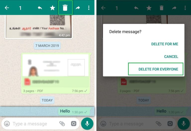 How To Delete Sent Messages On WhatsApp Gadget Rumours