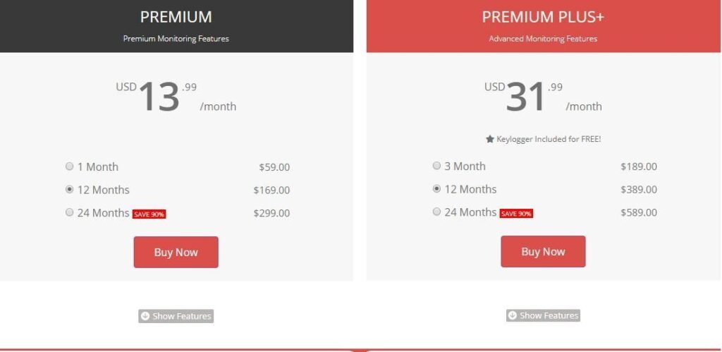Spyera Prices