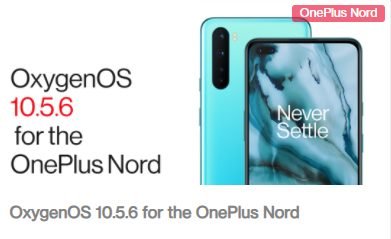 OxygenOS 10.5.6 for the OnePlus Nord