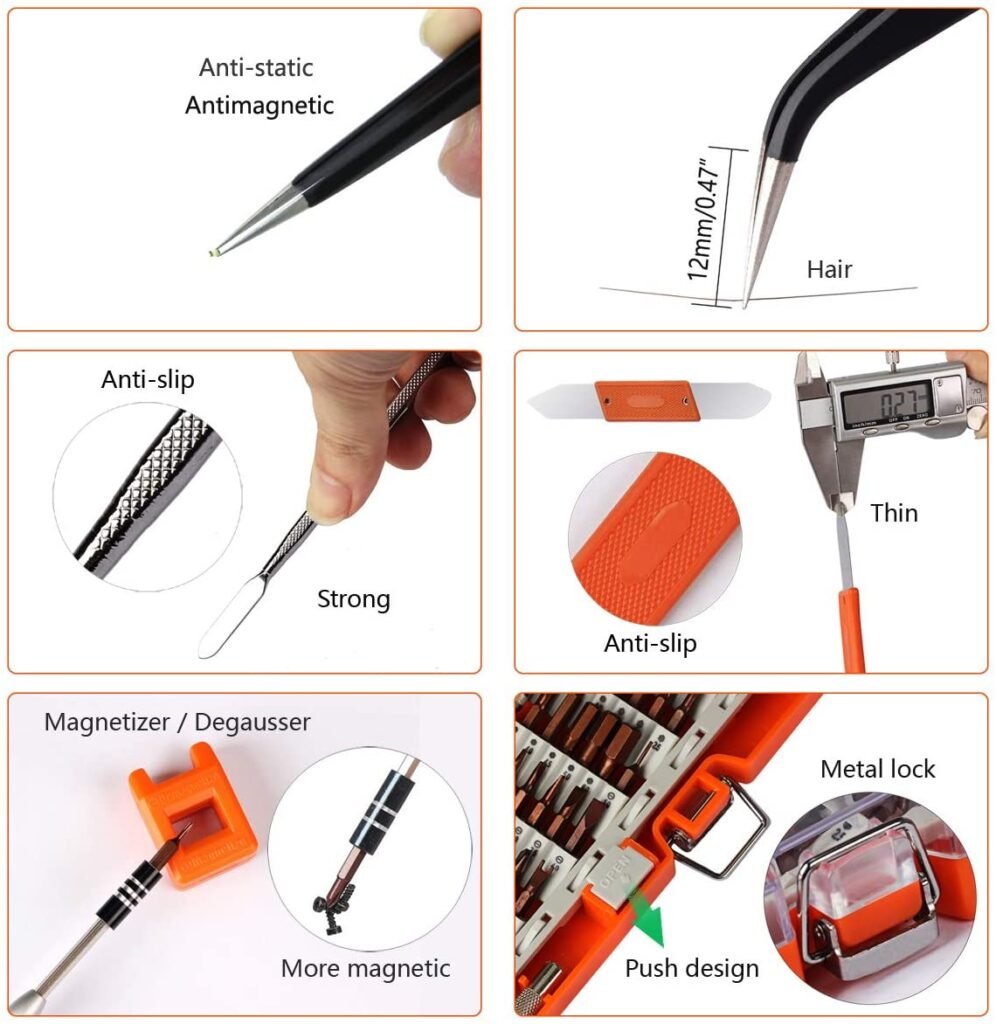 GANGZHIBAO 90pcs Electronics Repair Tool Kit Professional GANGZHIBAO 90pcs Electronics Repair Tool Kit Professional