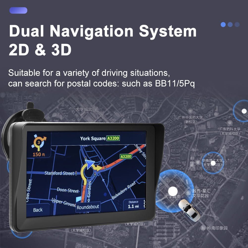 Car Navigation Device HD 7-inch
