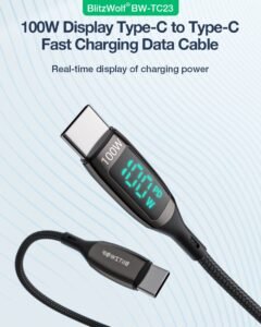 BlitzWolf BW-TC23: The Ultimate Type-C Cable for Fast Charging and Data Transfer