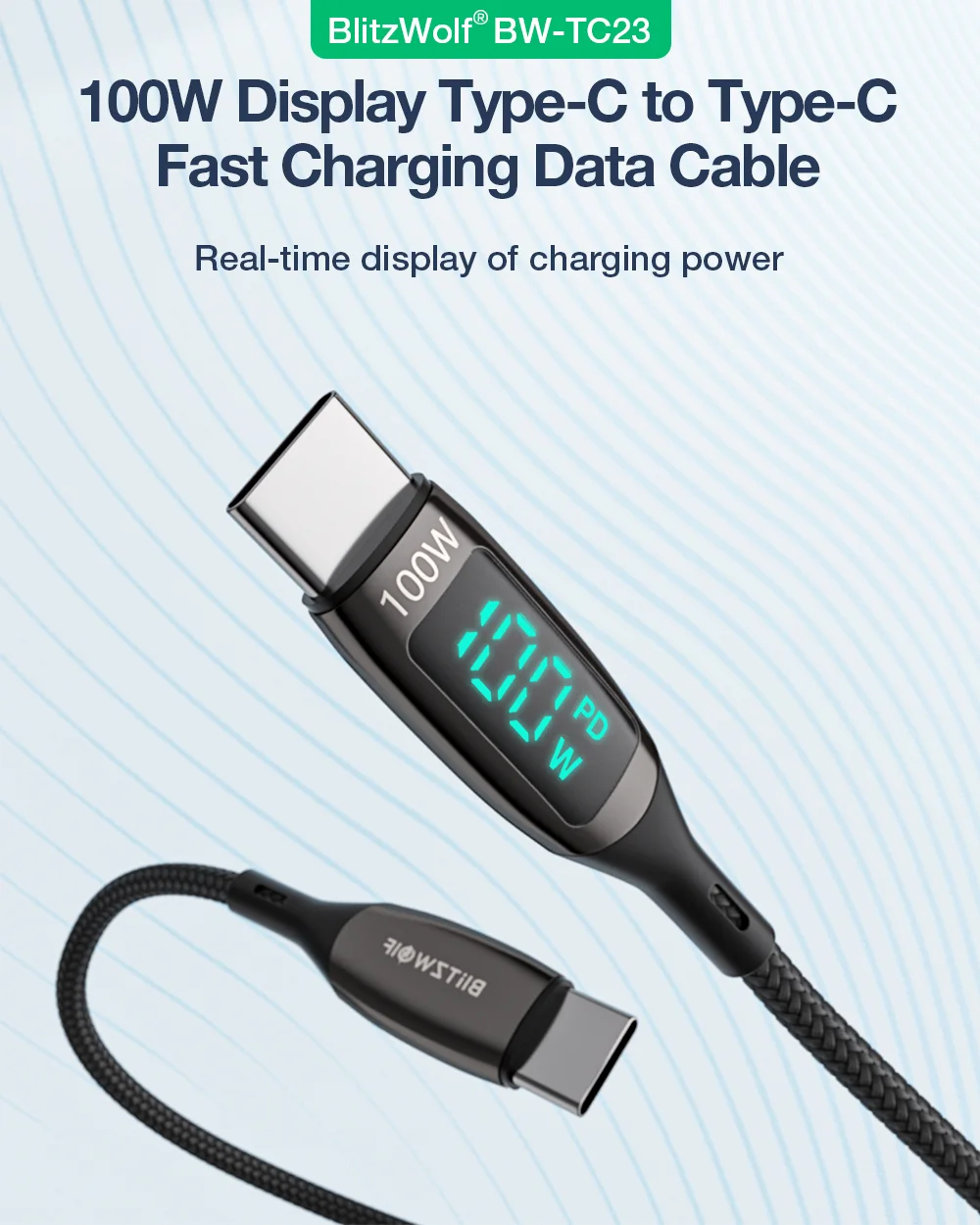 BlitzWolf BW-TC23: The Ultimate Type-C Cable for Fast Charging and Data Transfer