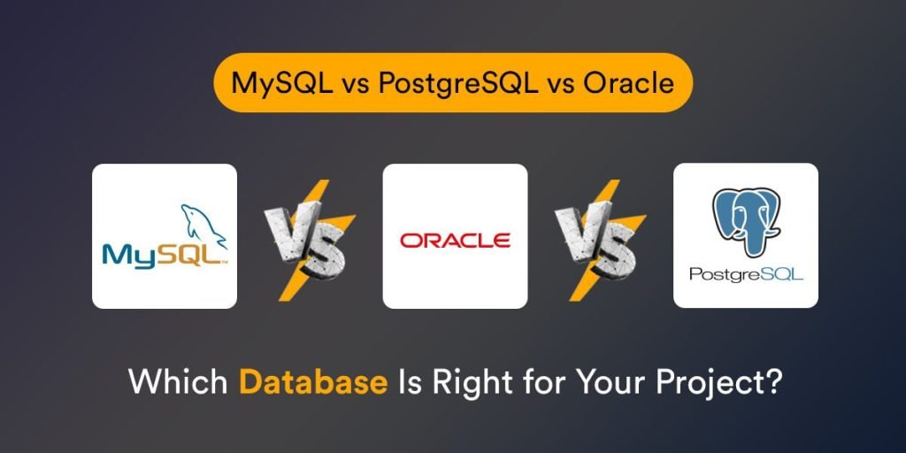 mysql, postgresql, or oracle choosing the best database