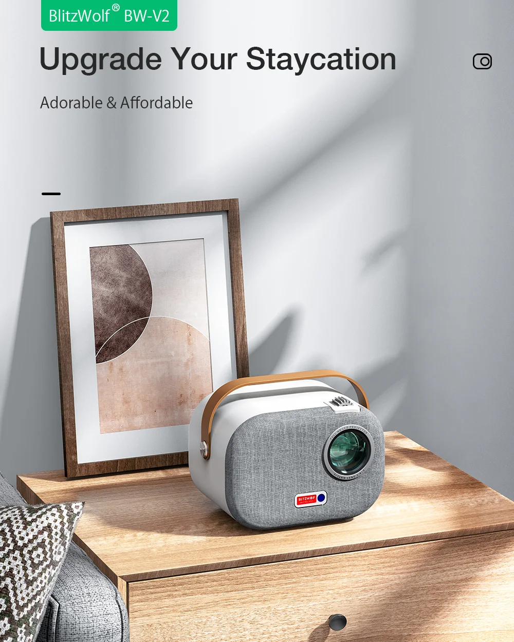 Blitzwolf V2 1080P Android Projector