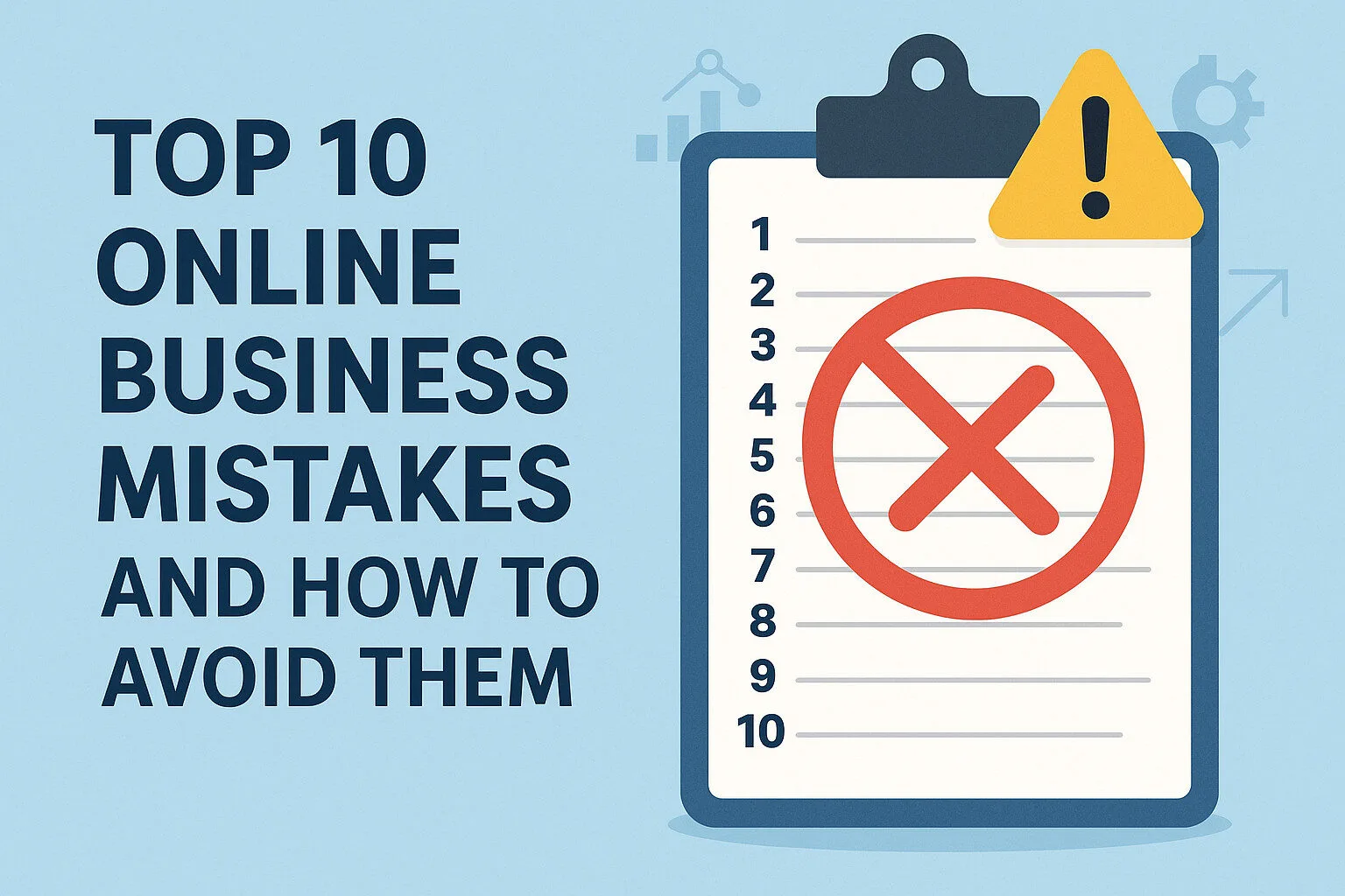 Top 10 Online Business Mistakes and How to Avoid Them