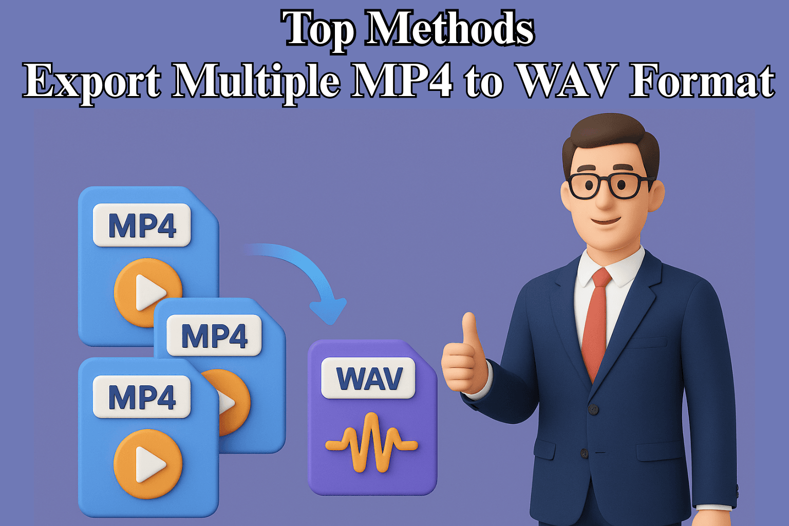 Export Multiple MP4 to WAV Format