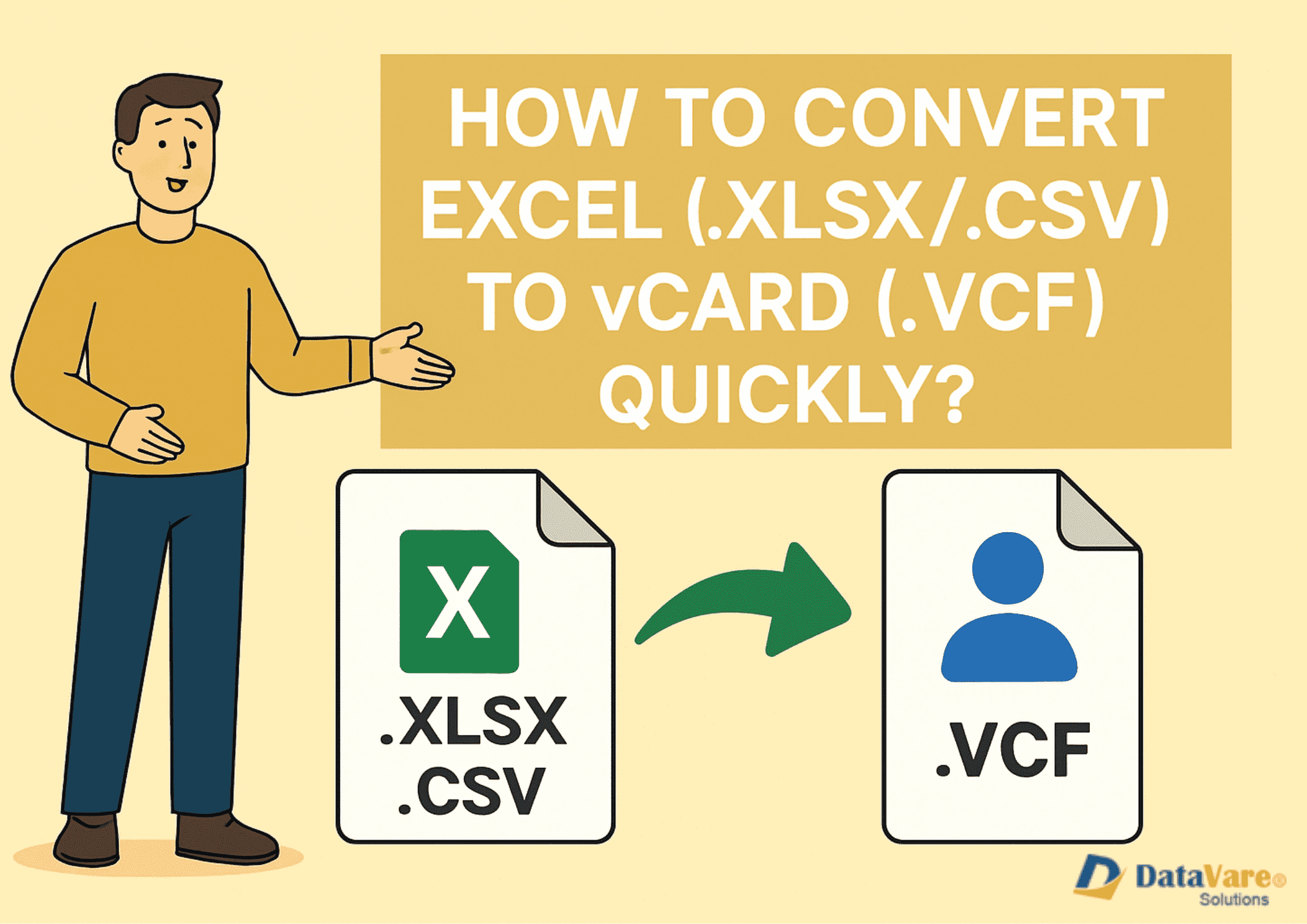 How to Convert Excel .xlsx.csv to vCard .vcf Quickly min