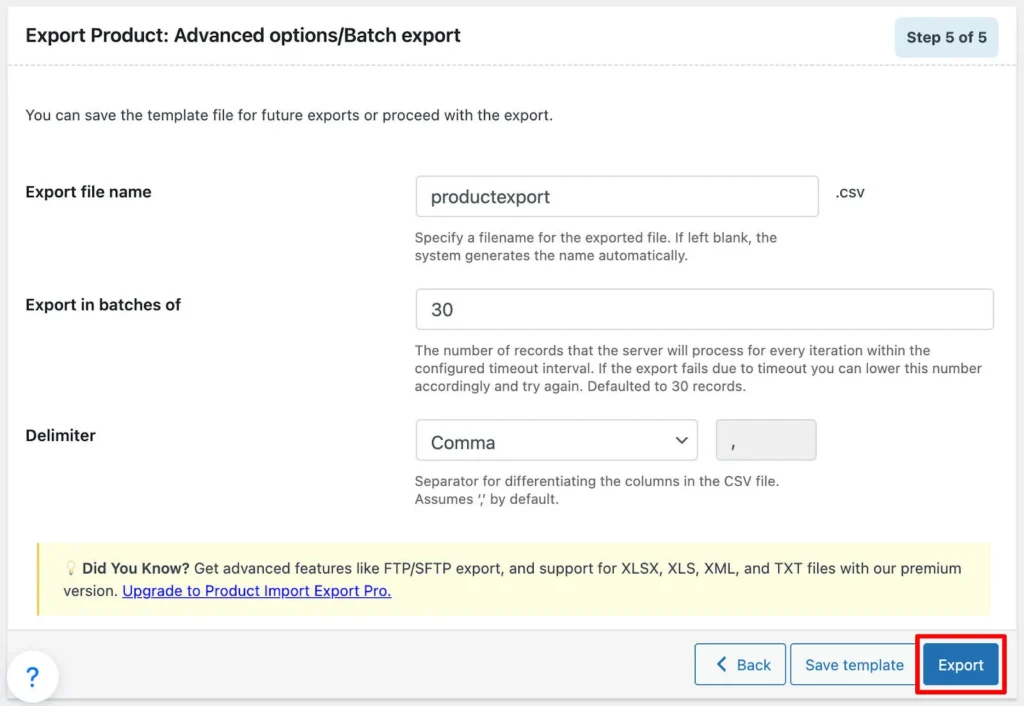 WebToffee Import Export