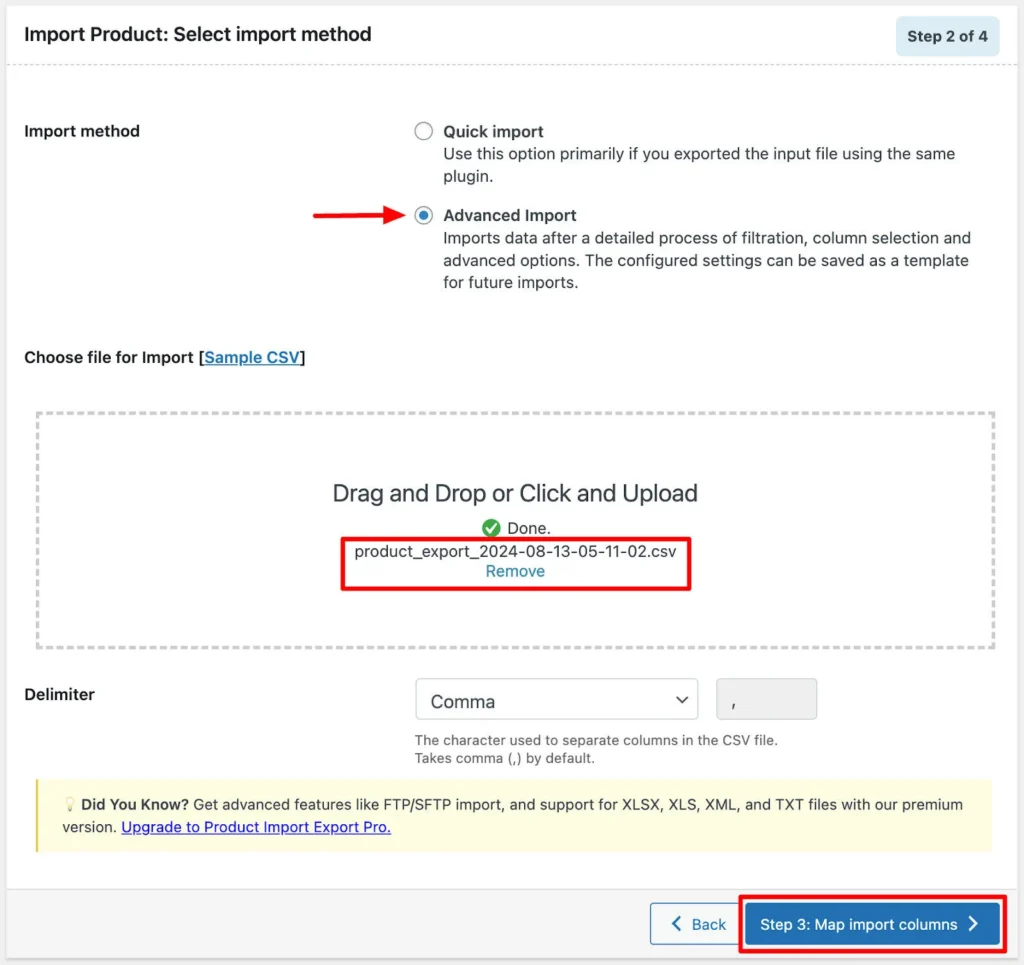 WebToffee Import Export