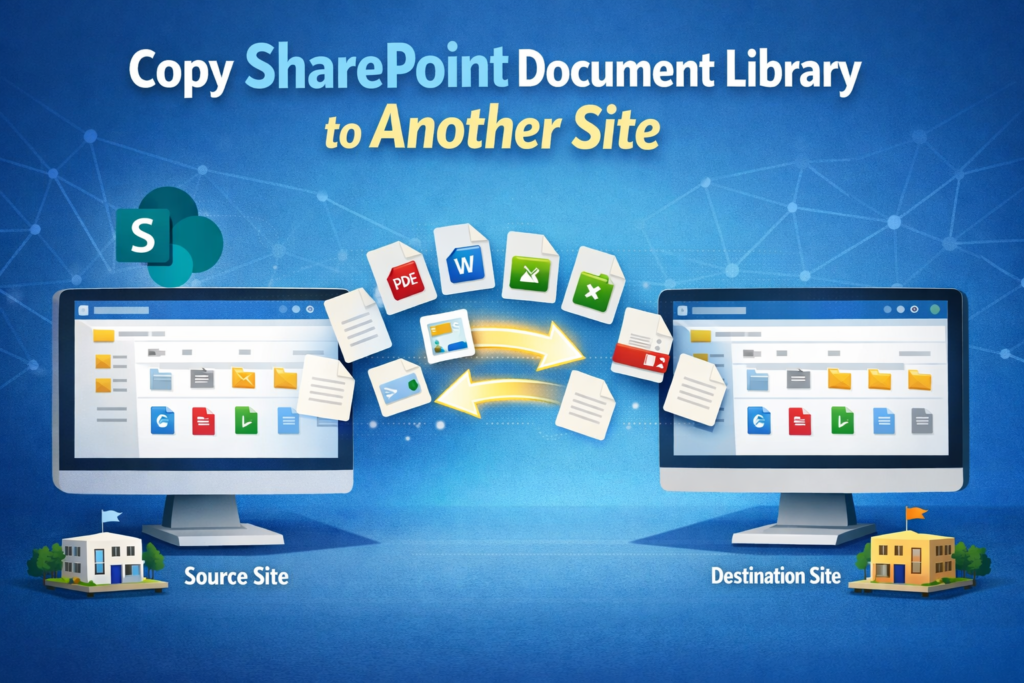 Single Point Document Copy SharePoint Document Library to Another Site – Gadget Rumours