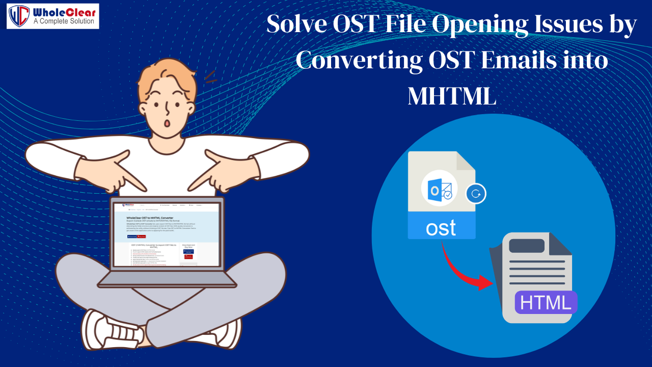 Solve OST File Opening by Converting OST Emails into MHTML