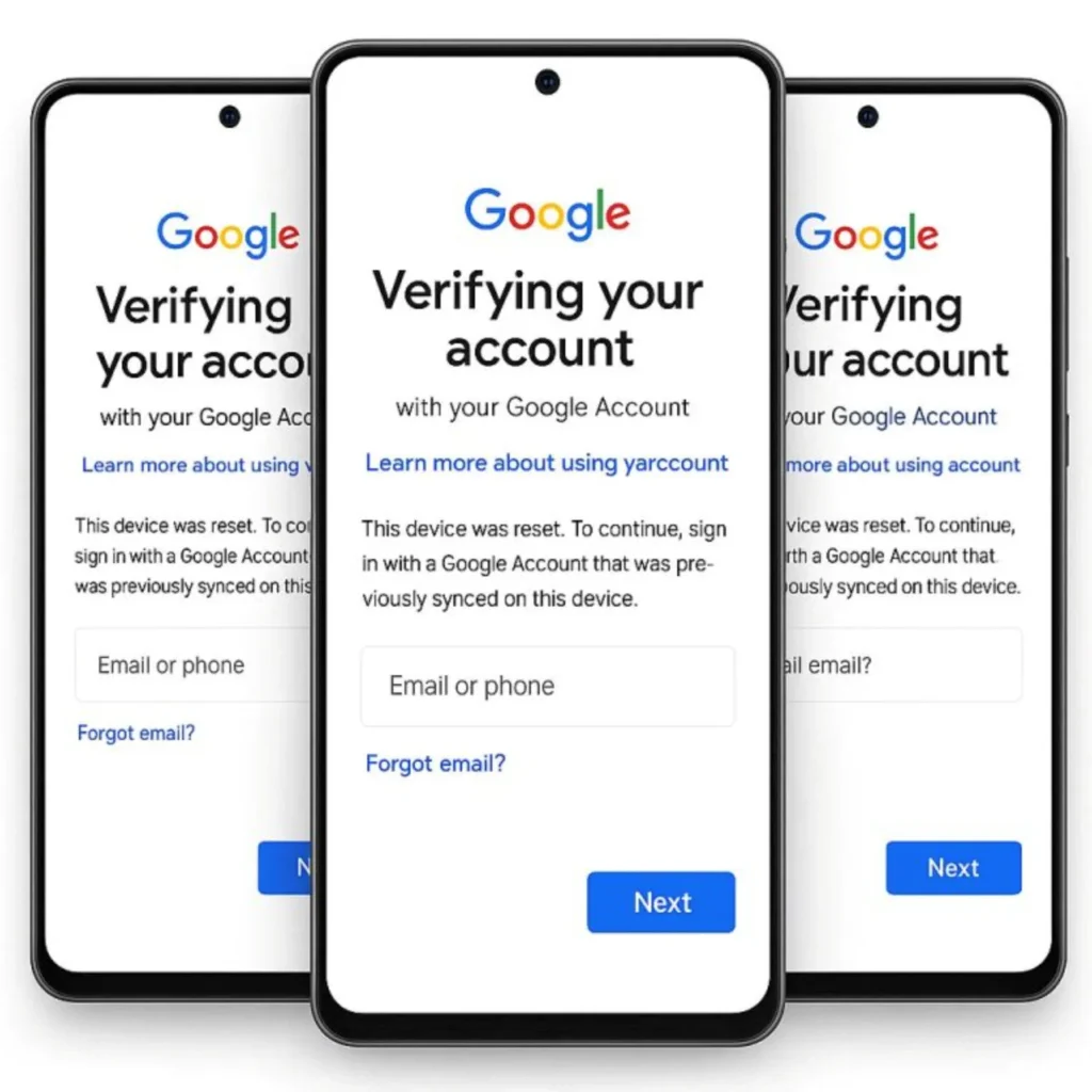 google verifying your account