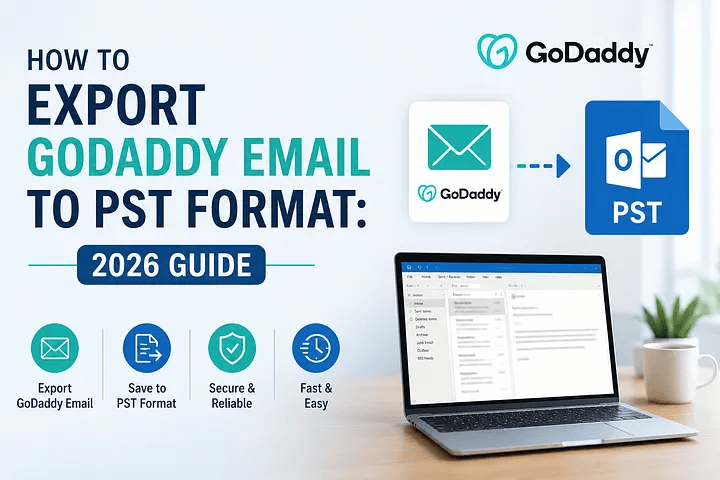 How to Export GoDaddy Email to PST Format: 2026 Guide