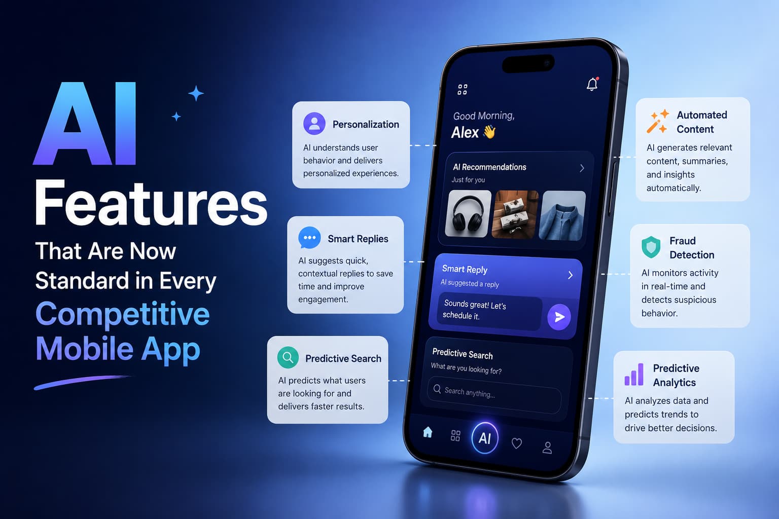 AI Features That Are Now Standard in Mobile Apps